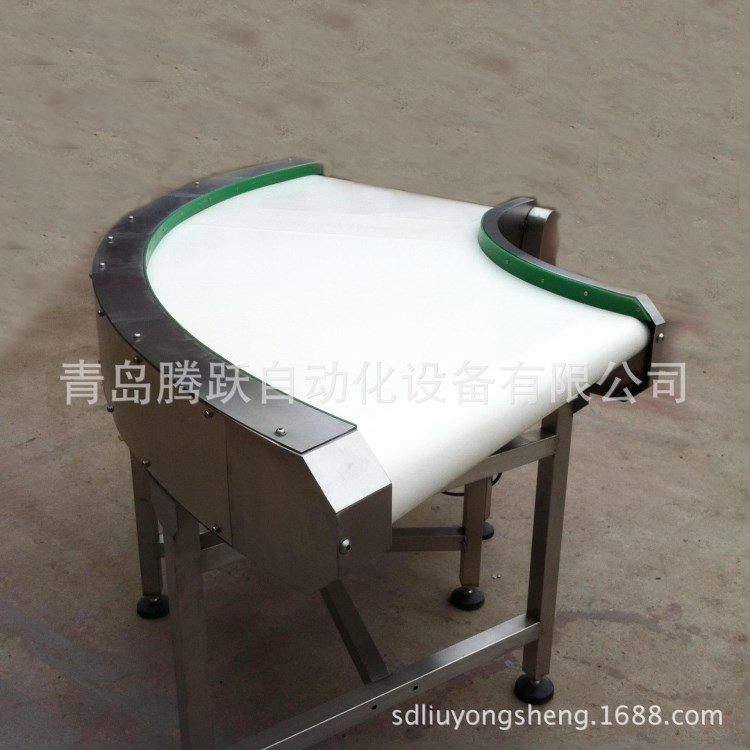 90度轉(zhuǎn)彎皮帶輸送機 彎道皮帶機 轉(zhuǎn)彎滾筒輸送機 轉(zhuǎn)彎輸送機
