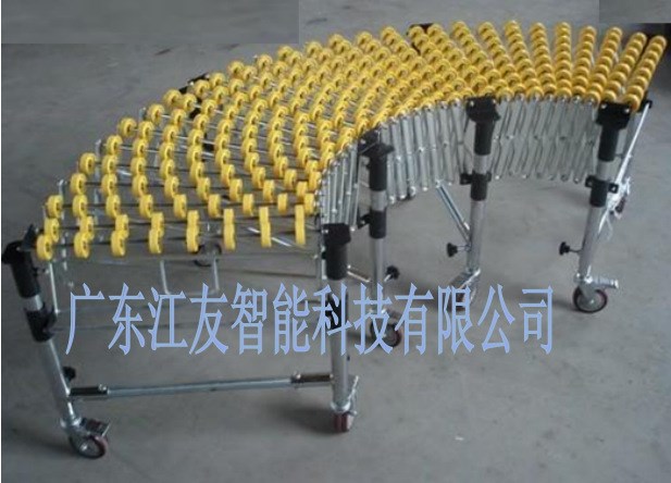 廠家直銷 伸縮式福來輪輸送機 伸縮式滾筒輸送機輥道輸送機