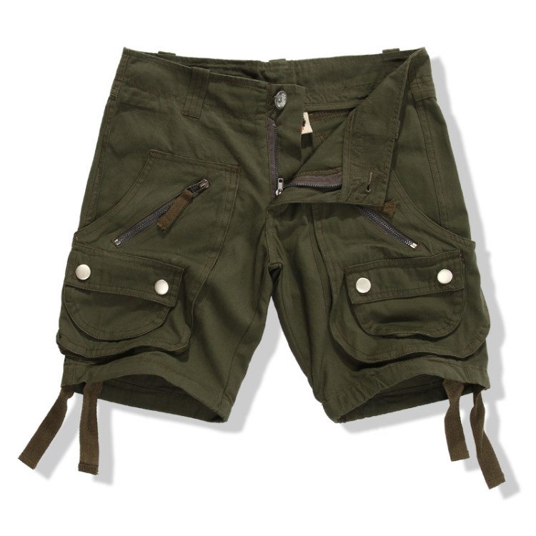 2017夏季新款女式五分褲多袋褲戶外運動休閑迷彩褲棉