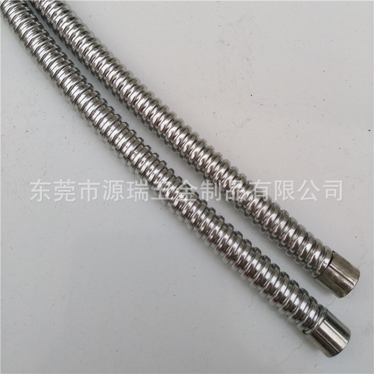 廠家定制  帶銅套螺紋不銹鋼軟管 五金浴室廚房流水管定制
