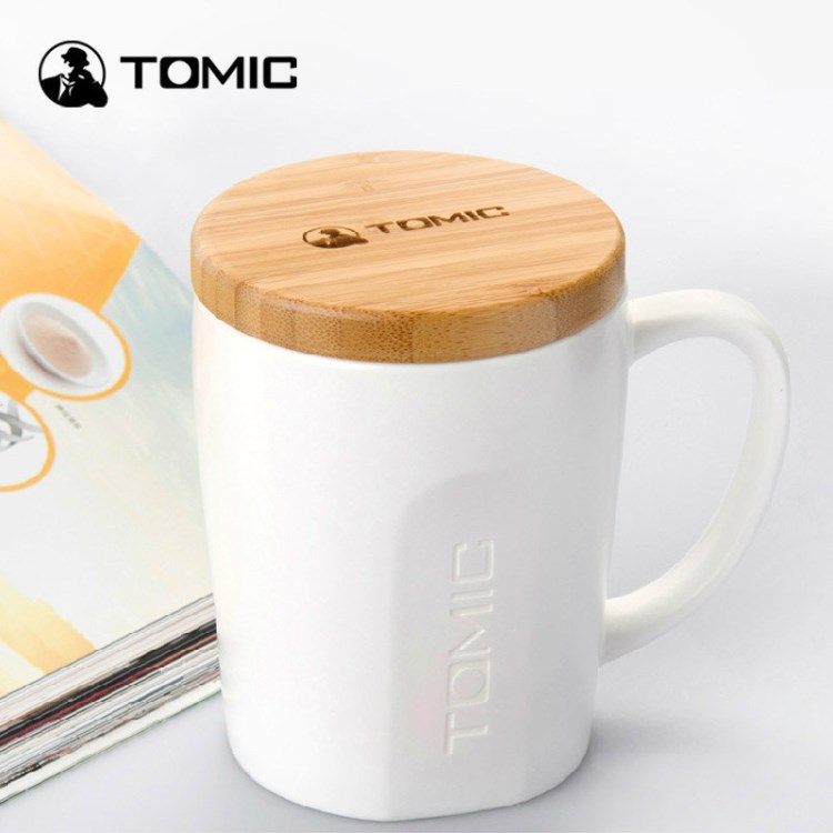 TOMIC/特美刻陶瓷杯 馬克杯情侶對杯咖啡杯辦公茶杯鋼蓋一件代發(fā)