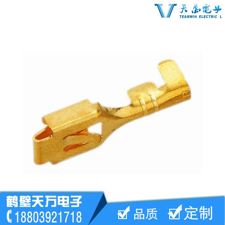 工廠直供自有模具沖壓鍍錫端子DJ614-2.2*0.6 A 價格可談