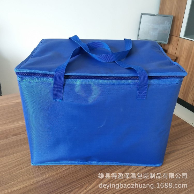 新品上市大號手提生鮮冷鏈牛津布保溫包 直銷熱轉印帆布袋