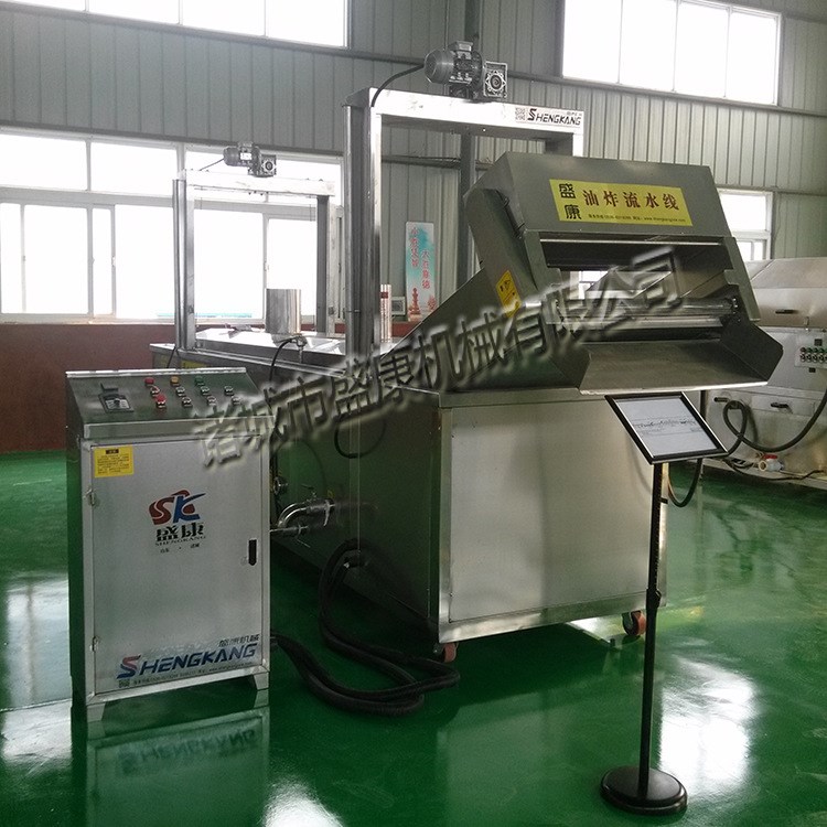 供應 鍋巴油炸流水線 制作鍋巴生產加工成套設備