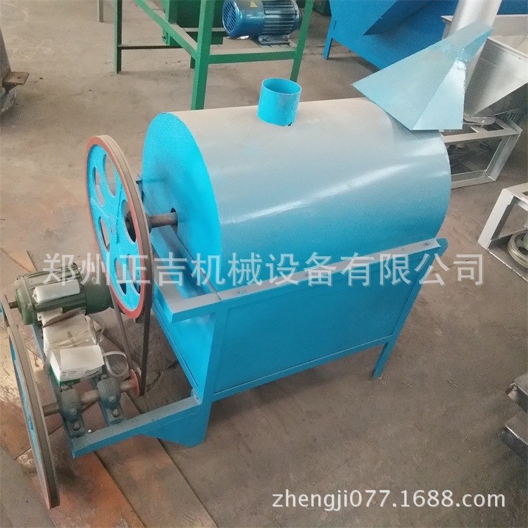 電加熱滾筒炒籽機 炒貨機 不銹鋼電加熱炒鍋 炒花生機器設備
