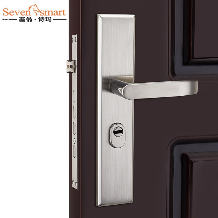 厂家直销大门锁 防盗门锁大门把手 不锈钢防盗门锁全套 半套