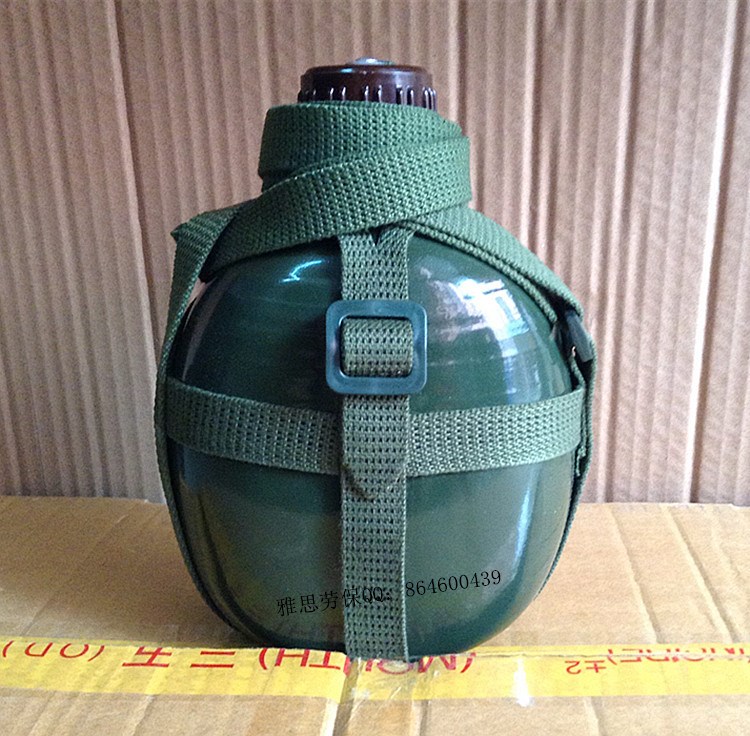 配发3522水壶军绿色一公斤军迷铝质水壶学生军训水壶批发