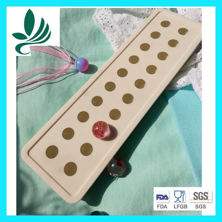 新款時(shí)光寶石DIY滴膠模具 立體球形水晶滴膠模具 AB膠軟硅膠模形