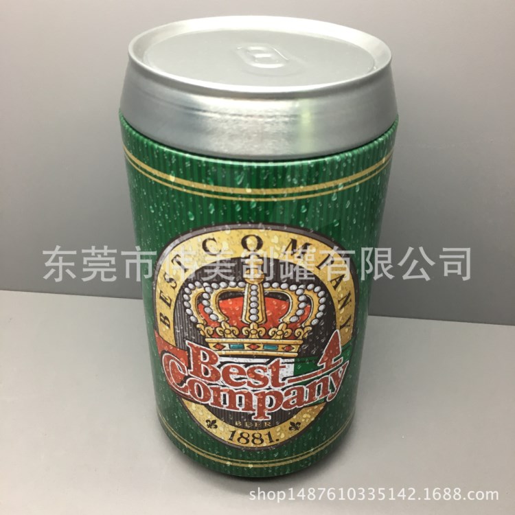 馬口鐵圓形啤酒紅酒可樂包裝罐馬口鐵皮帶罐禮品罐 鐵盒鐵罐廠家