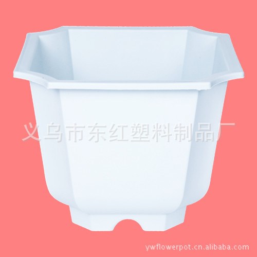供應S3222-S3226四方帶角盆景種植花盆