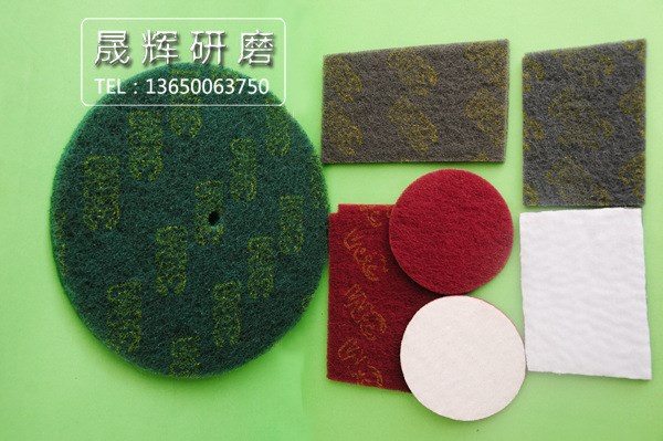 3M7448百潔布菜瓜布尼龍片8698拉絲拋光布6*9英寸150*230MM