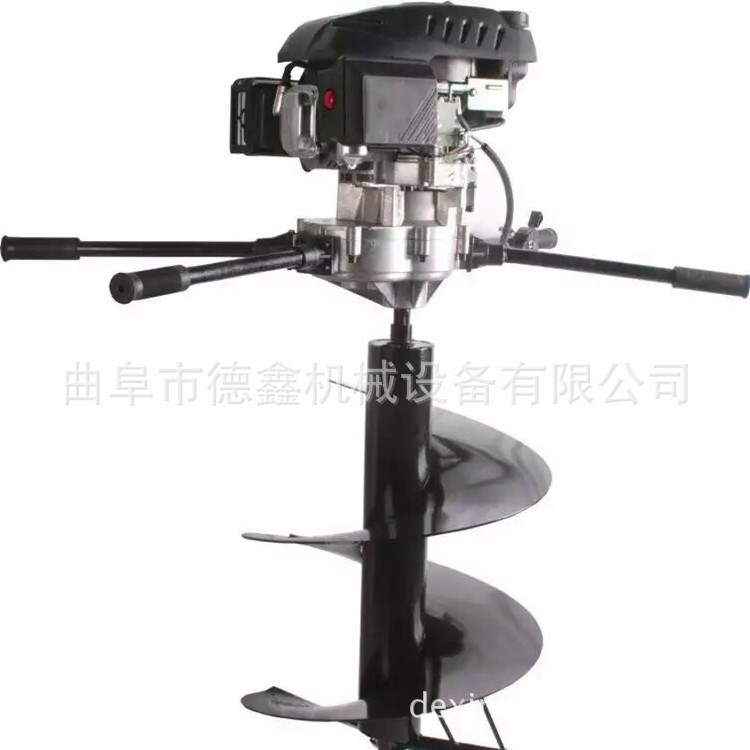 手提式加長(zhǎng)桿電線桿埋樁挖坑機(jī) 汽油四沖程工業(yè)地鉆機(jī) 施工鉆孔機(jī)