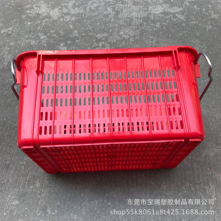 生產塑膠周轉箱，周轉蘿顏色多種，黃色塑料筐 水果筐