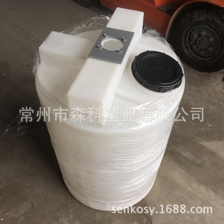 500升pe攪拌桶 洗潔精/膠水塑料攪拌罐 500L pam溶解加藥箱