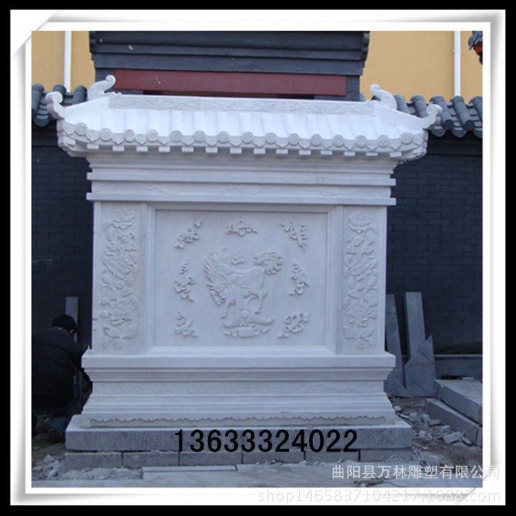 石雕浮雕影碑 仿古做舊影壁墻中式庭院屏風庭院仿古建筑擺件
