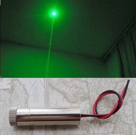 高穩定510nm 520nm 10mw綠光點狀激光定位燈 可調焦綠光激光器
