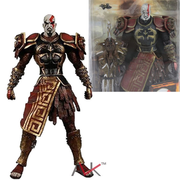 NECA戰(zhàn)神2Kratos奎托斯美杜沙鎧甲張嘴版可動手辦