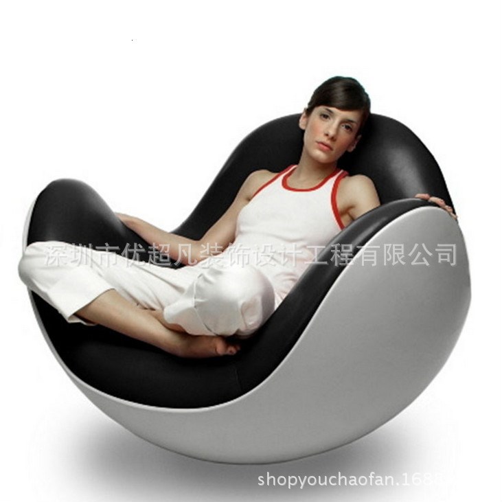 玻璃鋼雞蛋殼椅不倒翁沙發(fā)懶人沙發(fā)椅 創(chuàng)意休閑椅定制