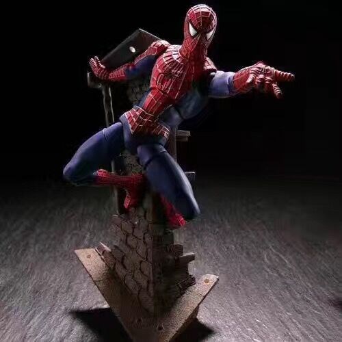 SPIDER-MAN 海洋堂 山口式 特撮039 蜘蛛侠 关节可动 盒装手办