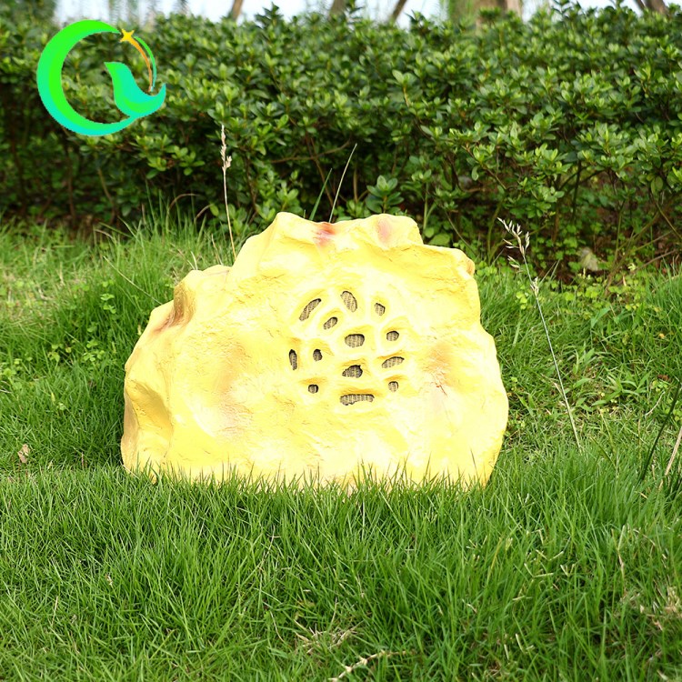 户外仿真石头草坪音箱音柱校园公共广播家庭背景音乐草坪音响系统