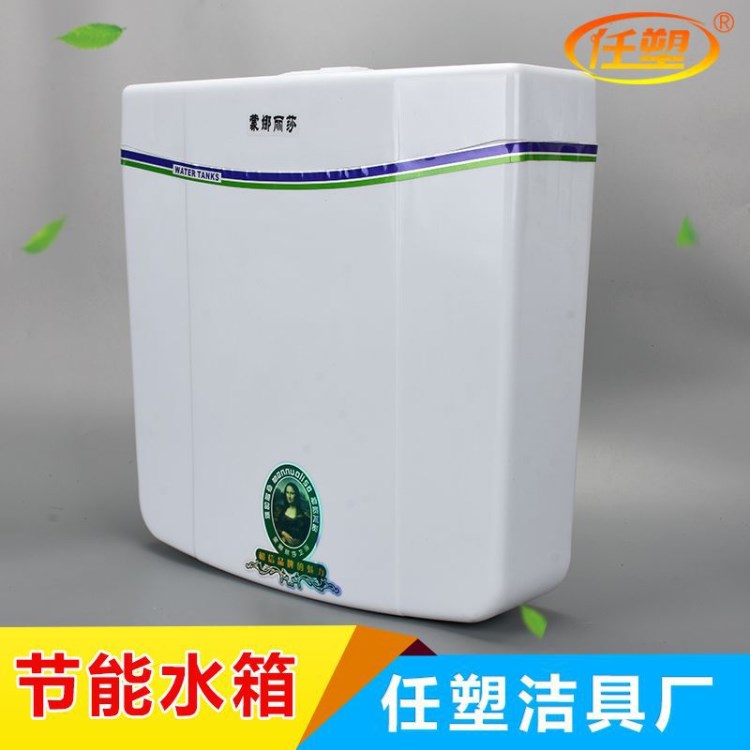 廠家直銷 白色節(jié)能蹲便器水箱 雙按環(huán)保塑料蹲便器水箱 蒙娜麗莎