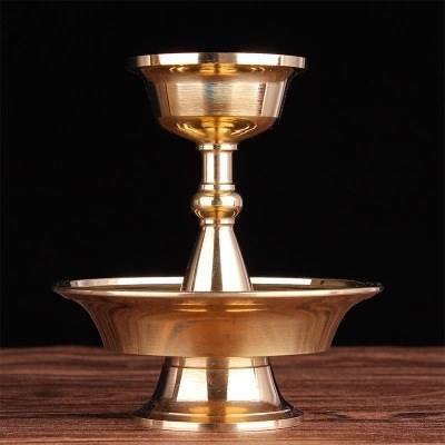黃銅護(hù)法杯 貢杯殊勝 密宗佛教用品 黃銅精工質(zhì)造 拋光圓潤