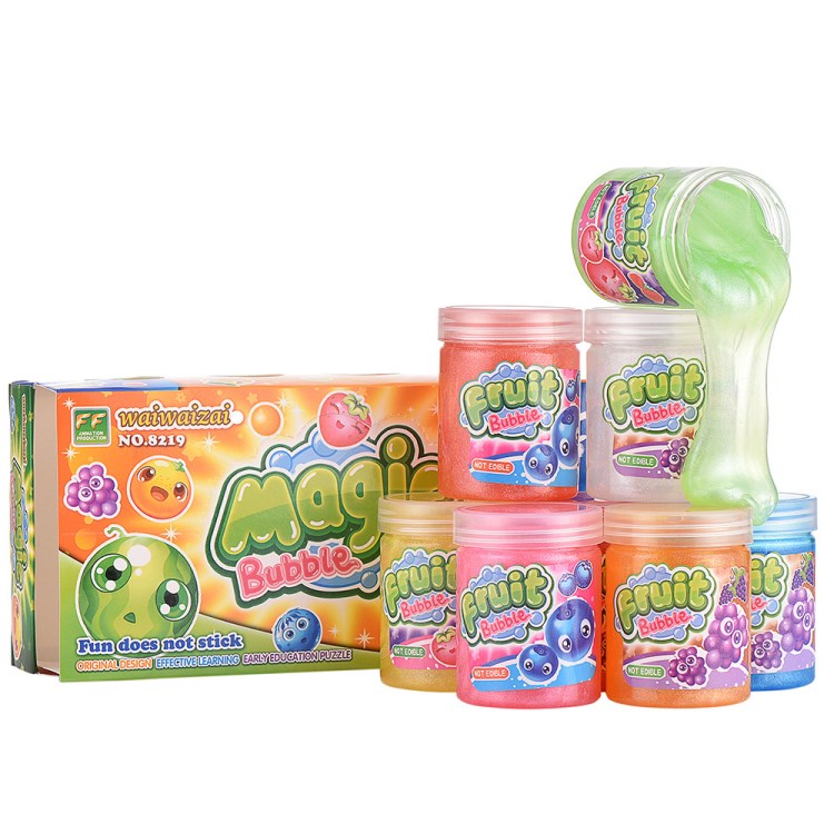 新款星空水晶泥金粉slime新奇特玩具DIY史萊姆套裝發(fā)泄減壓玩具