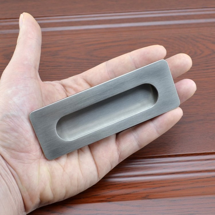 家具暗装内锁双面暗拉手嵌入式抽屉把手扣手衣柜长拉手书桌柜门