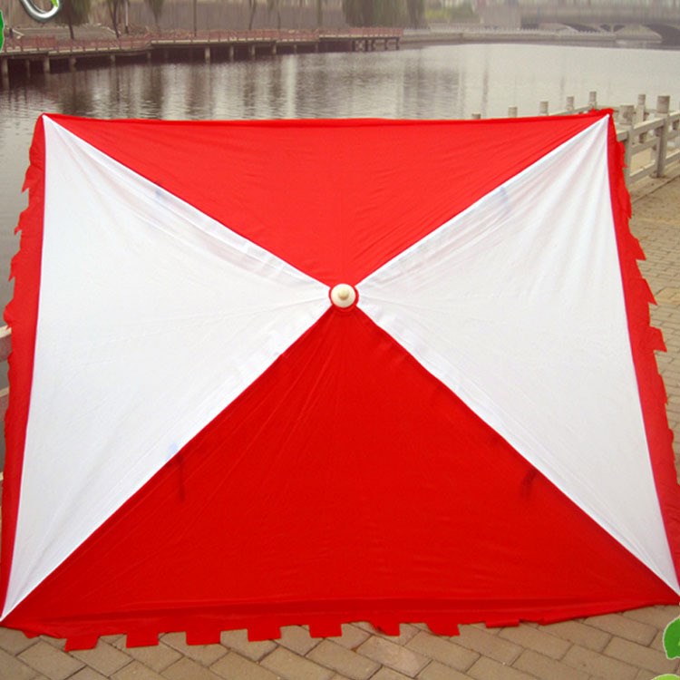 70寸户外四方伞方形遮阳伞正方形大伞方形太阳伞厂家沙滩伞