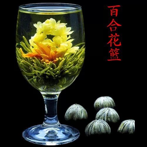 百合花篮 工艺茶 艺术花茶厂家直销批发