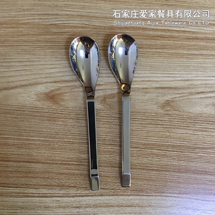 出口原單庫存餐具316不銹鋼勺子個性飯勺湯匙調羹可打標清倉處理