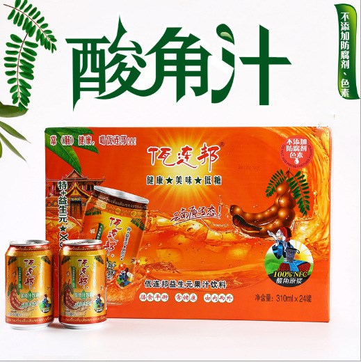 酸角汁熱帶水果云南特產(chǎn)佤連邦310ml*24 特加益生元