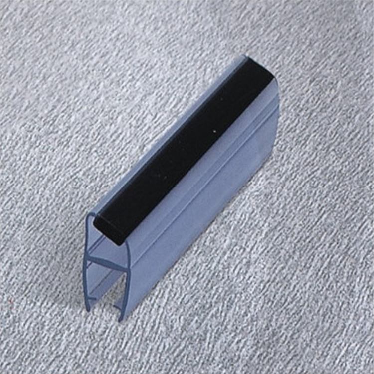 厂家直销 稳固胶条 淋浴房酒店家装建材卫浴透明密封磁性条135度