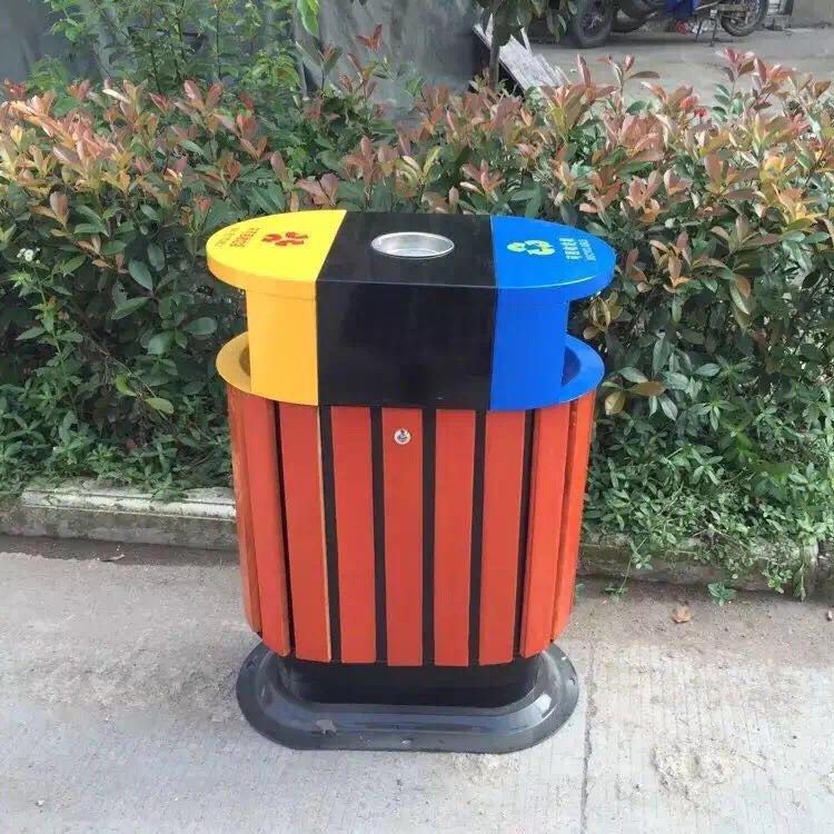 廠家室外垃圾箱戶外環(huán)衛(wèi)設(shè)備垃圾桶 三色桶果皮箱批發(fā)定制