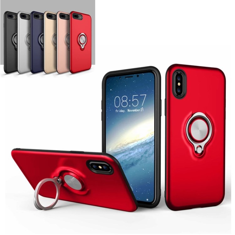 iPhoneX手機(jī)殼 蘋果7Plus戰(zhàn)狼指環(huán)支架保護(hù)套S9鎧甲Note8盔甲X20