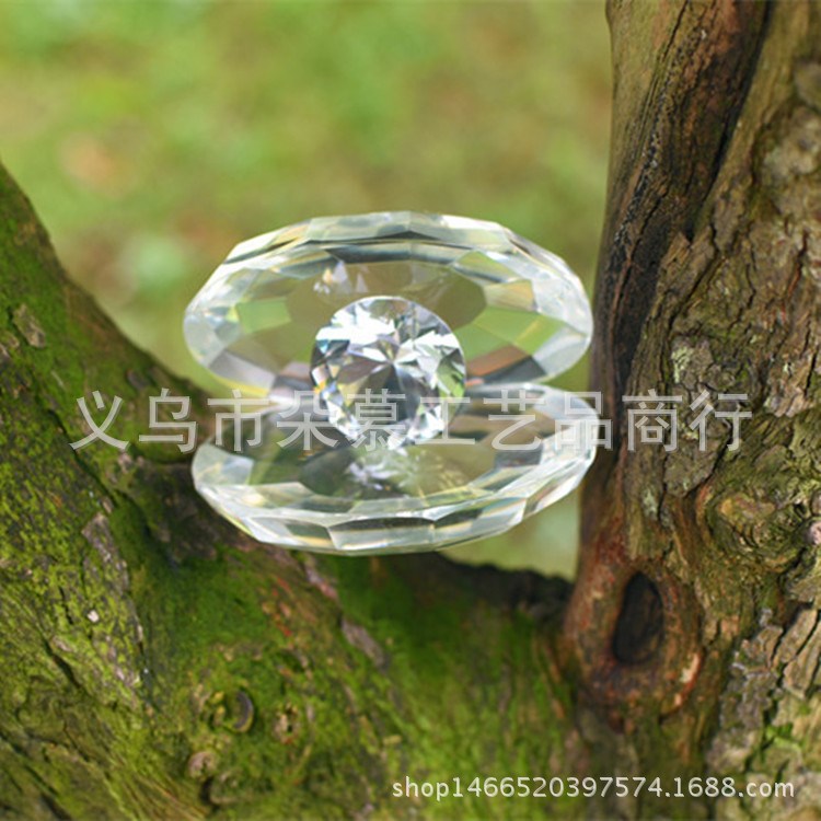 批發(fā)水晶小動(dòng)物河蚌生日結(jié)婚小禮品精品小禮物送女友老婆家裝飾品