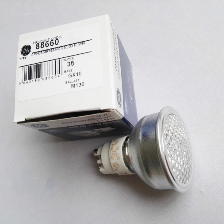 批發(fā)GE/通用電氣照明35W導軌射燈光源 MR16服裝店照明CMH金鹵燈