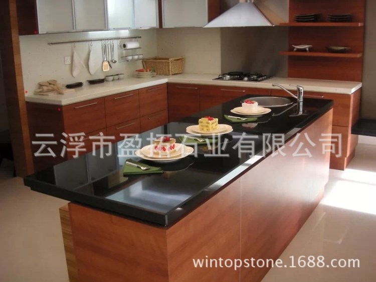 山西黑廚房水臺板、櫥柜面板、 Kitchen Countertop