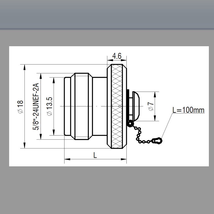 廠家直銷 N型外螺紋防塵帽連接器 全銅鏈條 拉力 品質(zhì)