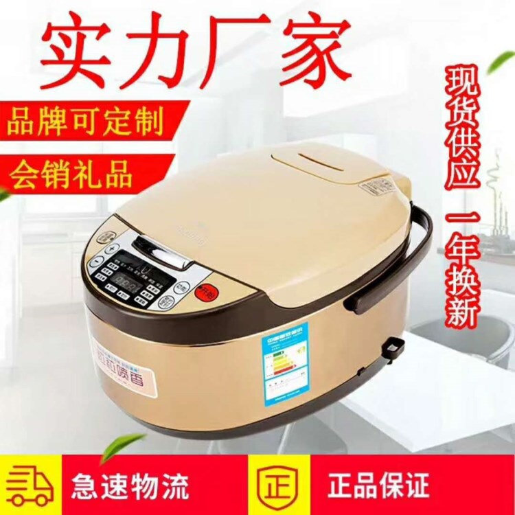 展俊新款5L智能家用電飯煲  舞臺(tái)會(huì)銷(xiāo)禮品  電飯鍋多功能方煲