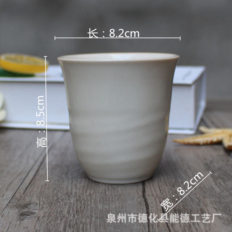 供應(yīng)批發(fā)陶瓷杯子 江南風(fēng)格料理杯子 白色杯 簡(jiǎn)約杯 飲料杯