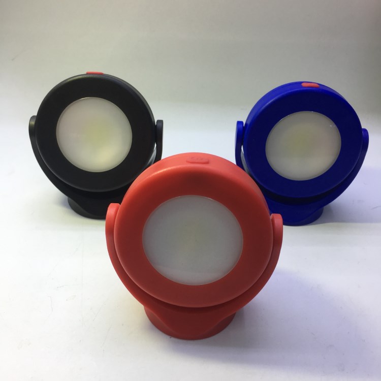 圓形分360度旋轉(zhuǎn)工作燈野營燈應(yīng)急營地?zé)鬖ED圓形燈汽修COB工具燈