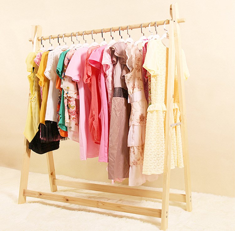 實木單桿落地中島架 服裝女裝展示架 廠家直銷 批價格單杠架