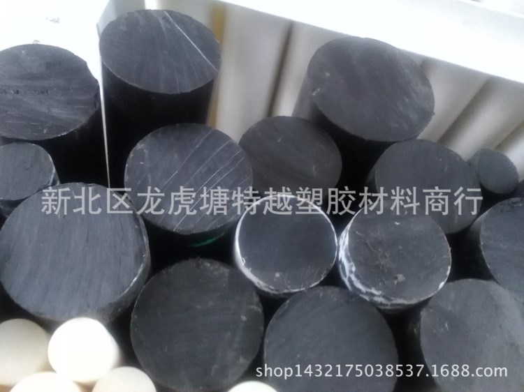 黑色PE塑料棒 江苏高密度PE棒 70mm 80 90 100超高分子UPE棒