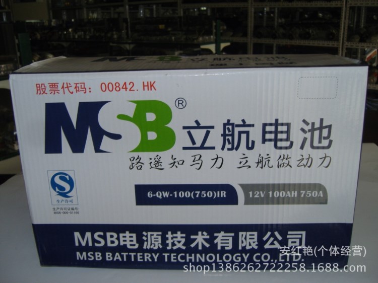 電器MSB立航電瓶@理士國際免維護蓄電池6-QW-100IR龐口農(nóng)機配件