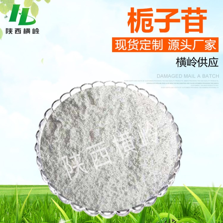 栀子苷98% 栀子提取物 100g/袋 栀子甙粉 京尼平苷/甙98% 包邮价