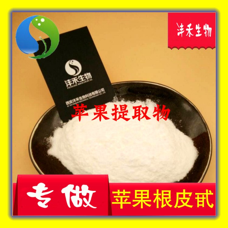 蘋(píng)果提取物  廠家現(xiàn)貨供應(yīng)  蘋(píng)果根皮甙 98%  根皮素  保健品原料