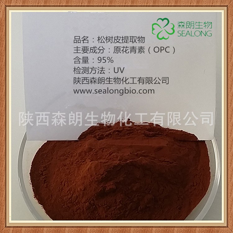 松樹皮提取物 OPC95% 原花青素 抗氧化原料廠家包郵價(jià)