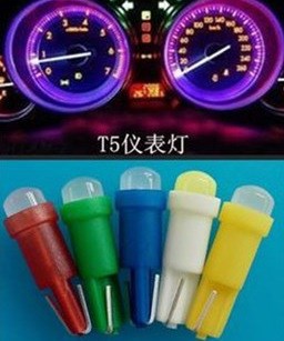 LED T5 陶瓷 儀表燈 超亮汽車LED 顯示 閱讀燈 指示燈 0.5W T5