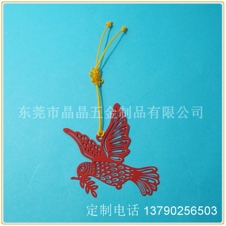 訂做婚禮回禮禮品 生日蛋糕紀(jì)念廣告禮品 創(chuàng)意金屬流蘇書簽